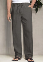 Pack of 2 Light Gray , Dark Gray Linen Regular Fit Pant
