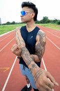 Ember Running Tank Navy