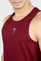 Pulse Running Tank Deep Red