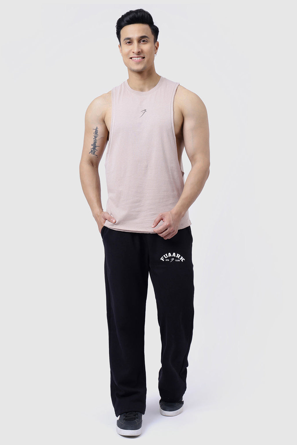 Drift Deep Arm Tank Beige