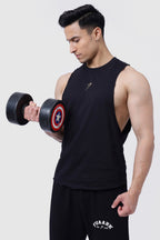Drift Deep Arm Tank Black