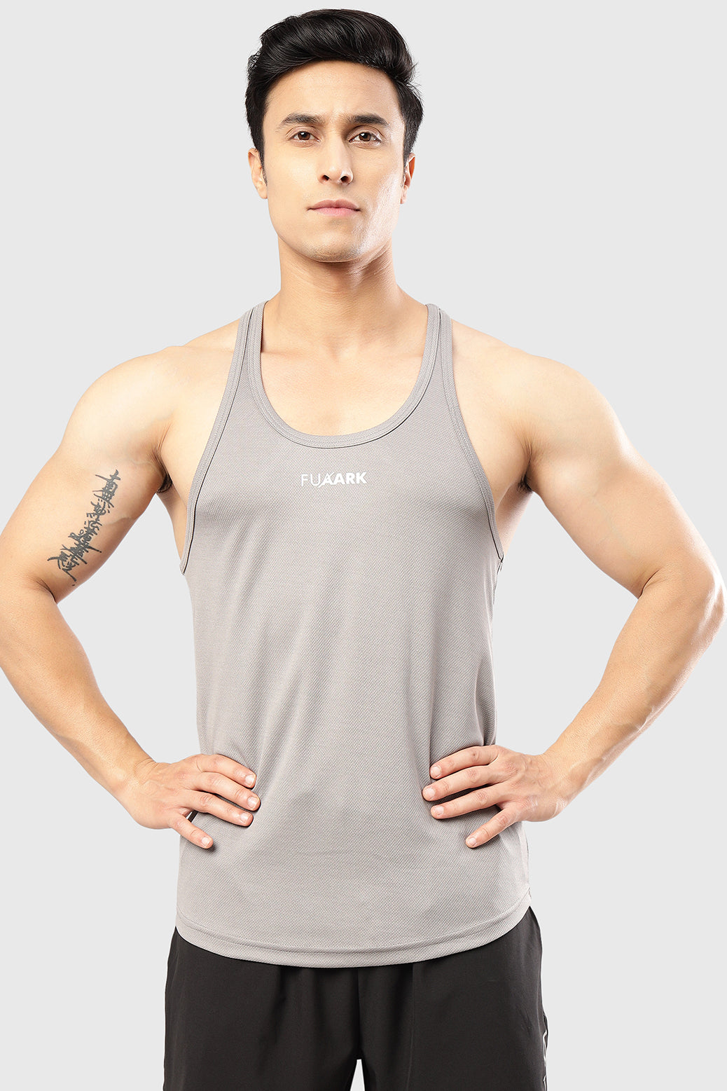 Mesh Stringer Light Grey