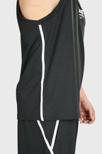Drip Oversized Tank Olive