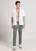 Hunter Green Linen Pant