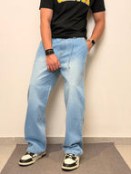 Blue Sprint Baggy Joggers
