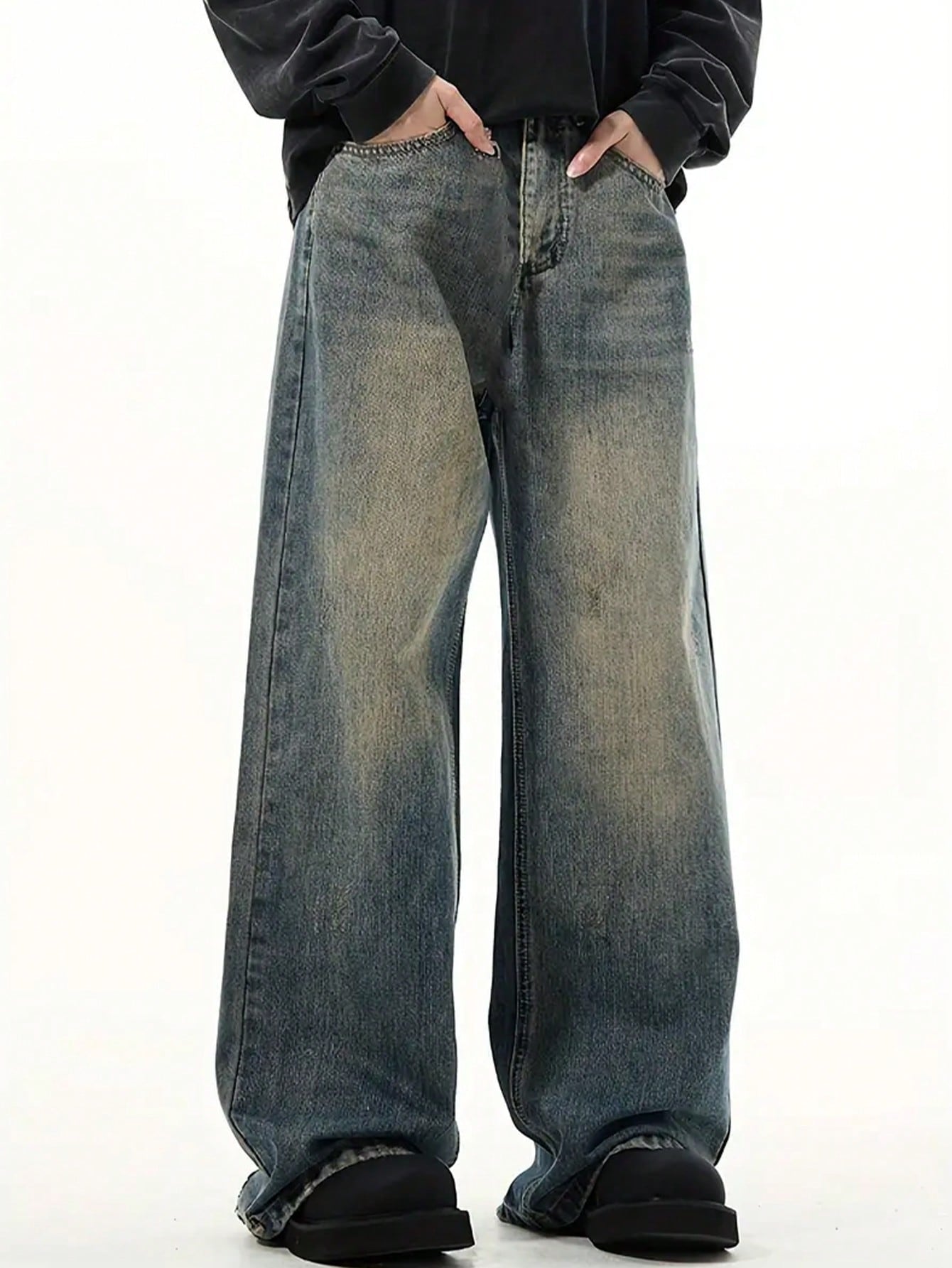Blue Screen Super Baggy Jeans