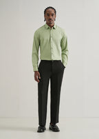 Light Green Plain Stitchless Placket Shirt