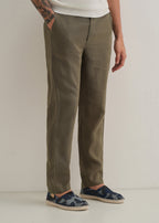 Light Olive Linen Pant