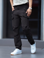 Submarine Flap Pocket Dark Grey Cargo Pant