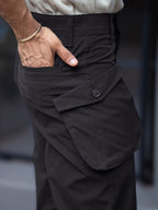 Submarine Flap Pocket Dark Grey Cargo Pant