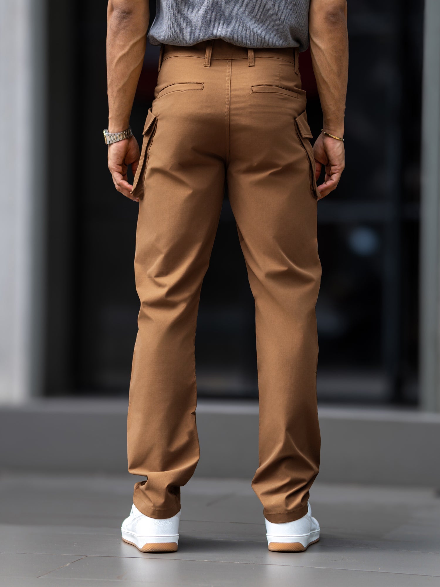Submarine Flap Pocket Khaki Cargo Pant