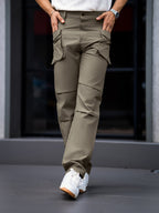 Submarine Flap Pocket Light Grey Cargo Pant
