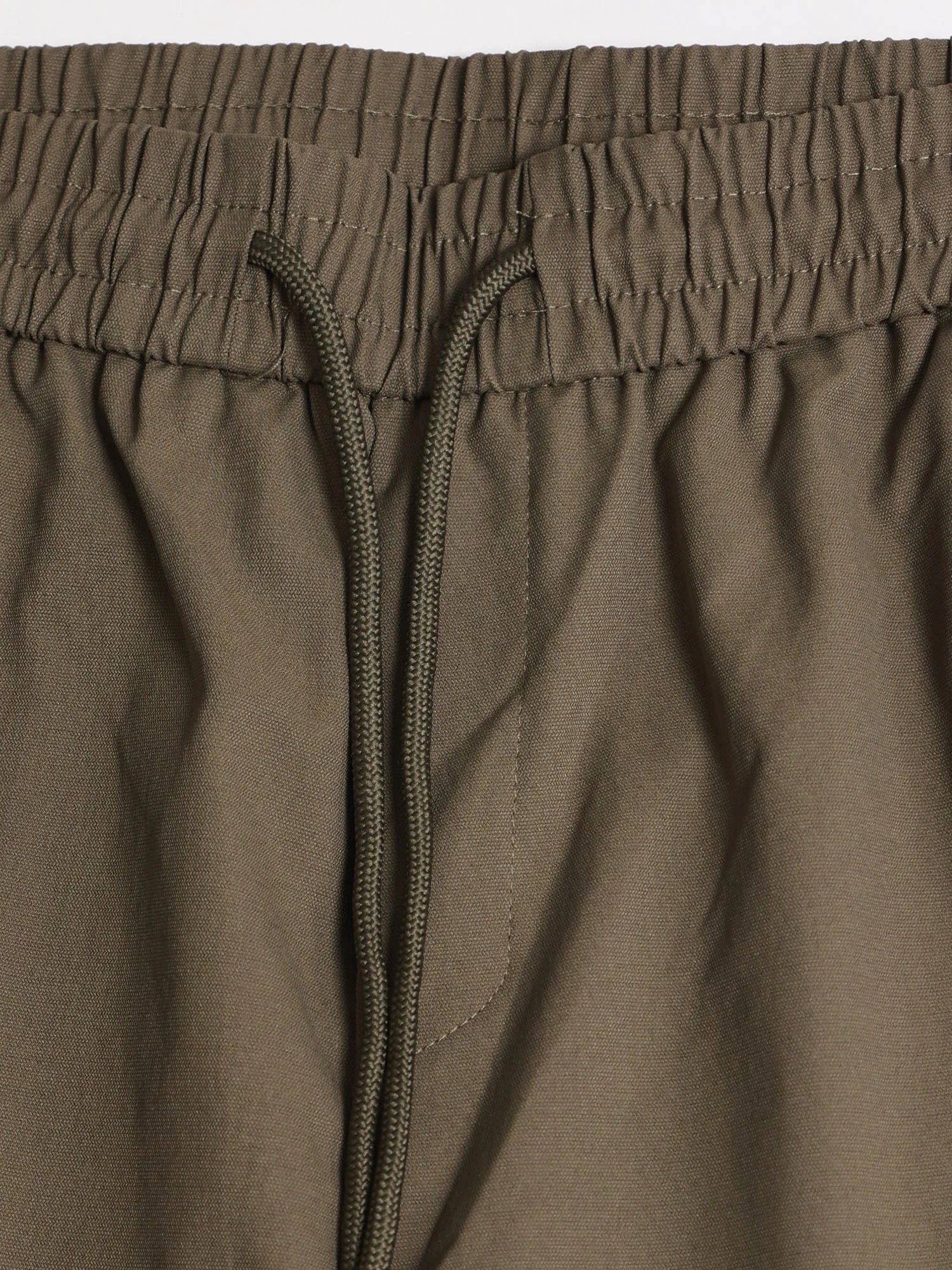 Green Cross-Pocket Baggy Fit Cargo