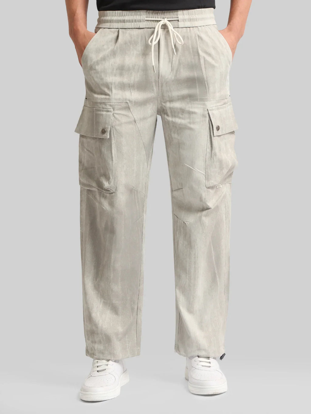 Grey Drift AOP Cargo