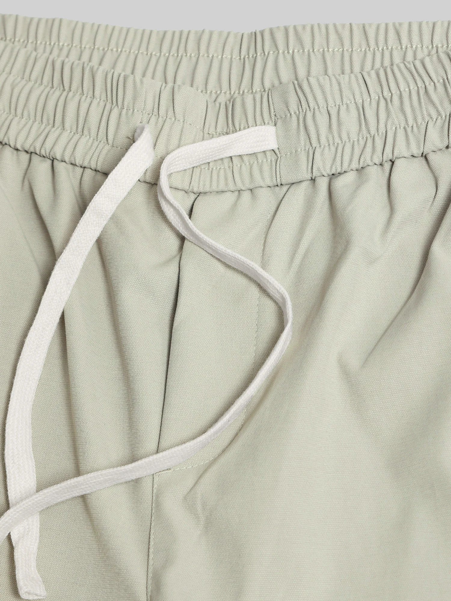 Embossed Flap Pocket Grey Cargo