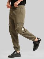 Green Cargo Pant with Side Patch Pocket