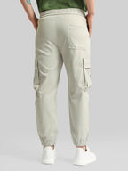 Grey Cargo Pant with Side Patch Pocket