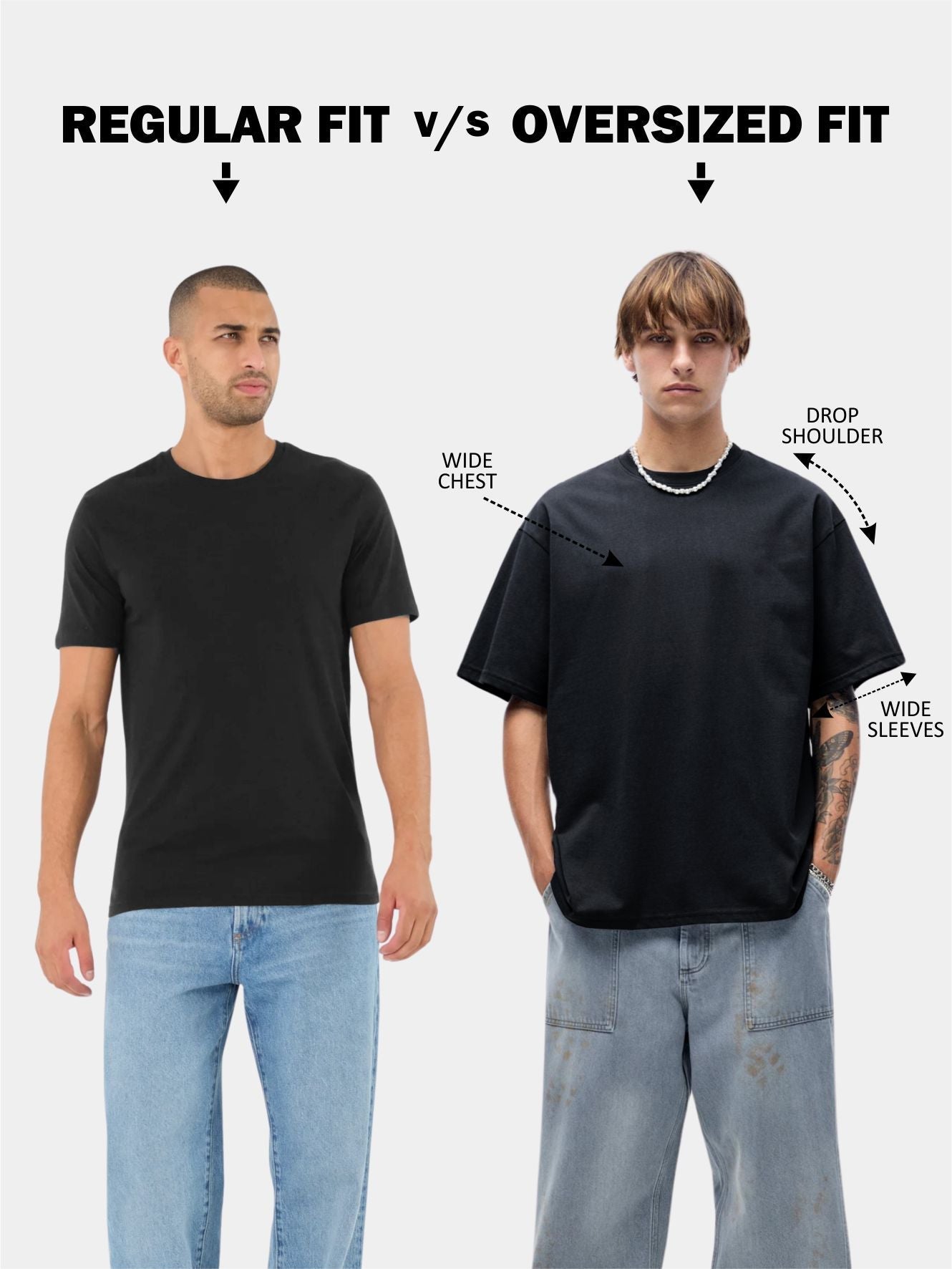 Cargo T-Shirt For Men - Ash Grey