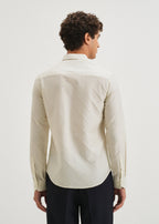Off White Diamond Self Pattern Shirt