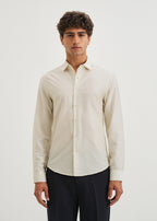 Off White Diamond Self Pattern Shirt
