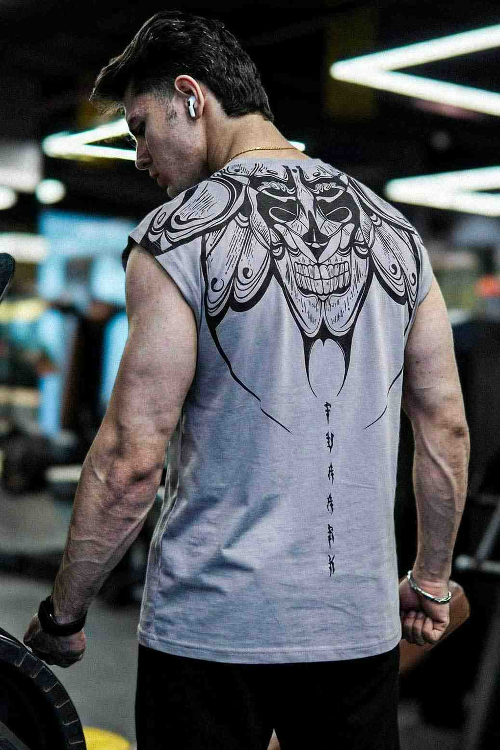 Immortal Capsleeves Tank Light Grey