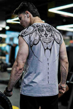 Immortal Capsleeves Tank Light Grey