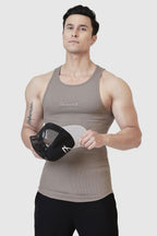 Ribbed Tank Warm Beige
