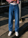Vintage Blue Korean Baggy Jeans