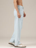 Distressed Baggy Fit Jeans