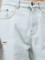Distressed Baggy Fit Jeans