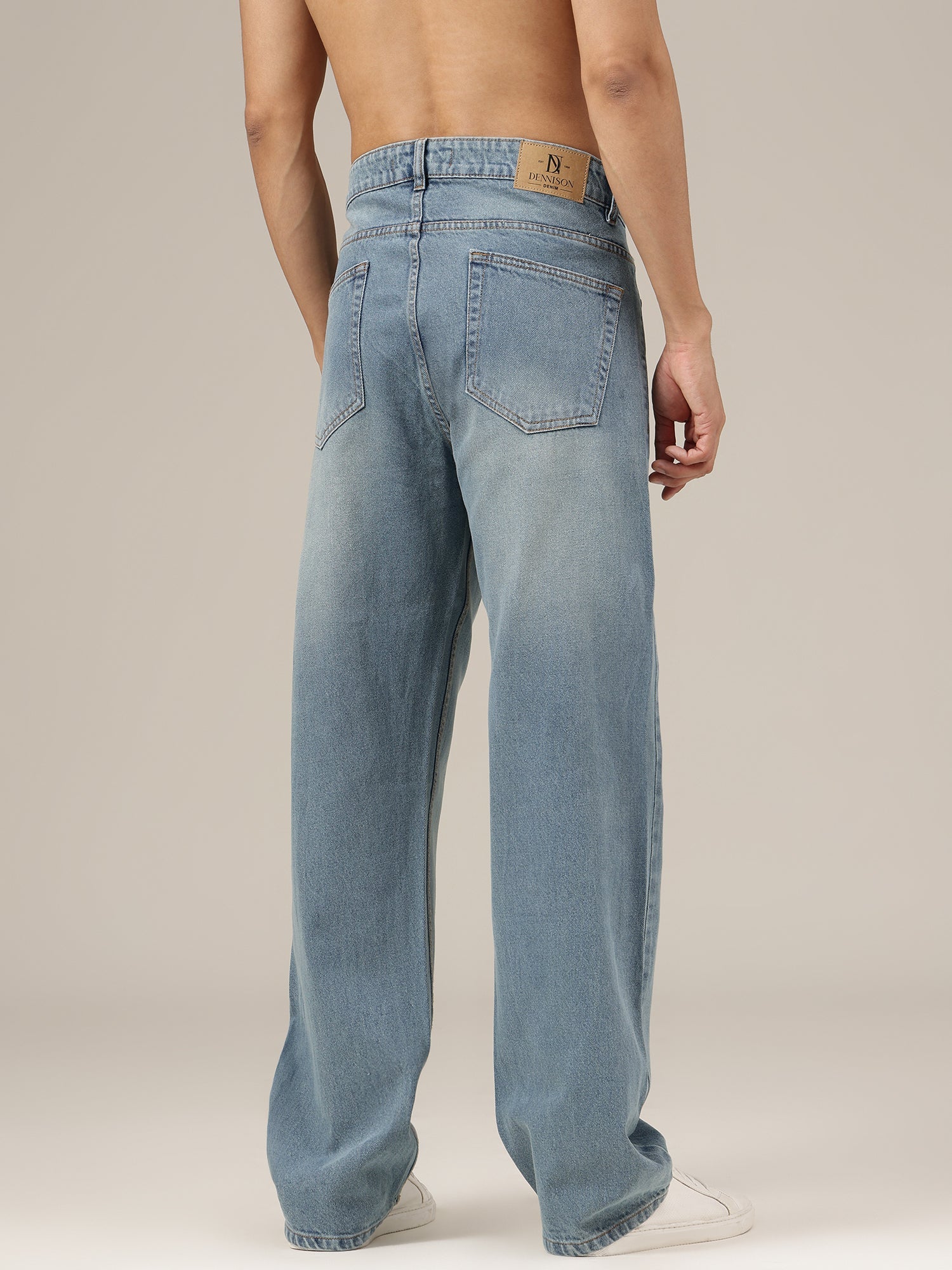 Baggy Fit Distressed Jeans