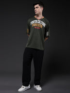 Men Oversized Varsity T-Shirt