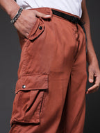 Men Utility Cargo Pant - Cocoa