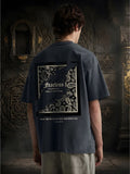 FEARLESS HEART Men Printed Oversized T-Shirt