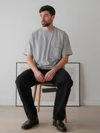 Cargo T-Shirt For Men - Ash Grey
