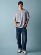 Cargo T-Shirt For Men - Ash Grey
