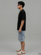 Cargo T-Shirt For Men -Black