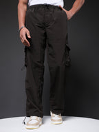 Parachute Pants For Men - Olive Green