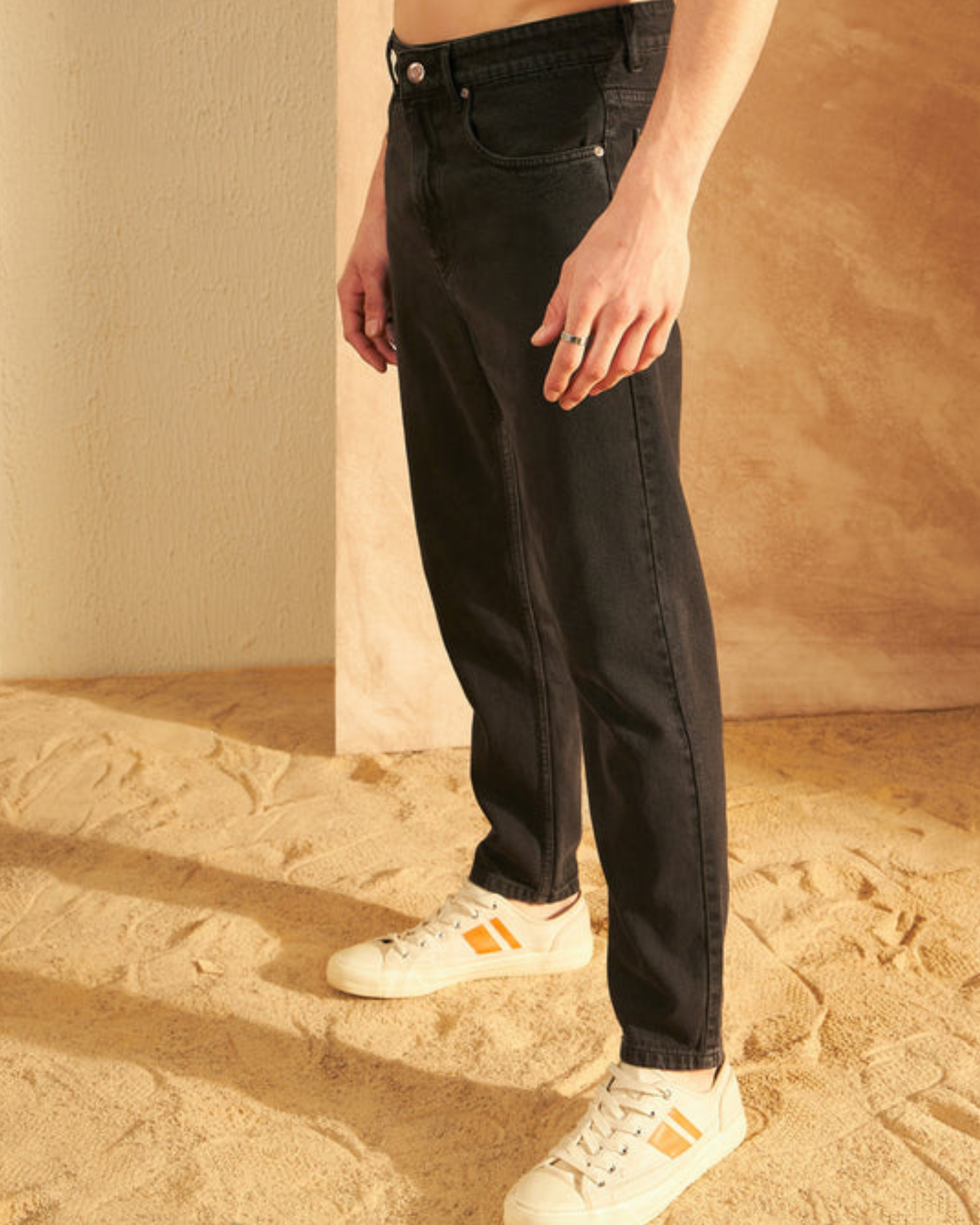 Charcoal Mom Fit Jeans