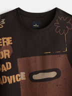 Heavy GSM Oversized Fit T-Shirt | Brown