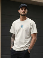 Puff Printed Oversized T-Shirt | Off White