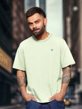 Textured Waffle Knit T-Shirt | Sage