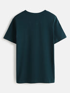 Foil Printed Slim Fit T-Shirt | Green
