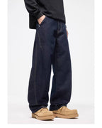 After Dark Indigo Barrel Jeans