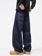 After Dark Indigo Barrel Jeans