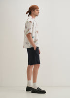 White Multi Graphic Printed Shirt