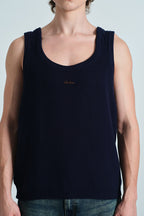 Navy Blue Knit Tank