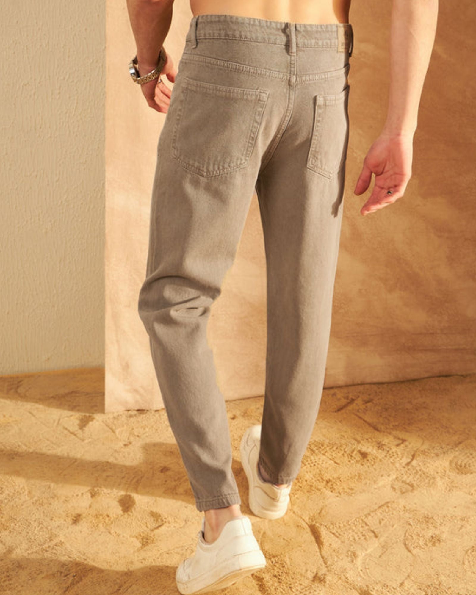 Brown Mom Fit Jeans