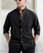 Black Oxford Shirt