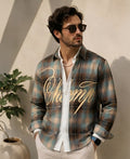 Multicolour Printed Checks Shirt